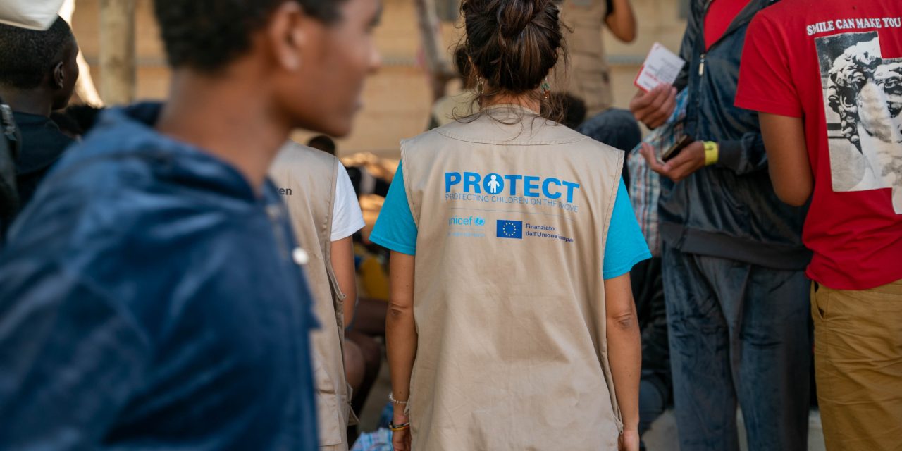 Unicef: oltre 20 mila migranti raggiunti in due anni con il progetto Protect