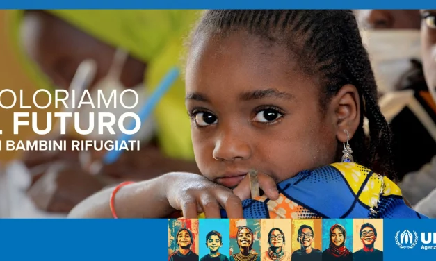 Al via la campagna “Coloriamo il futuro dei bambini rifugiati” per garantire l’accesso all’istruzione