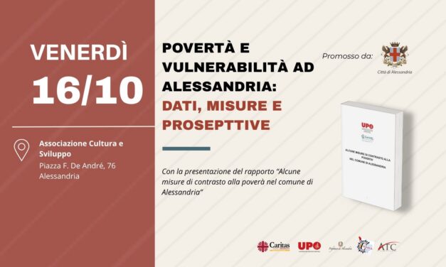 Povertà e vulnerabilità ad Alessandria: dati, misure, prospettive